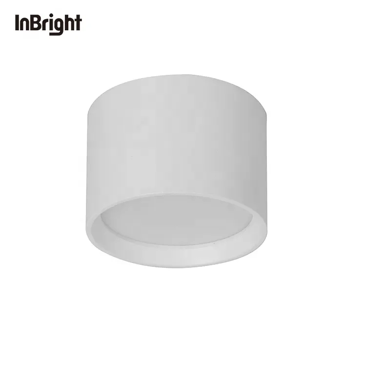 Surface-Mounted Round Aluminum LED Downlight Black/White 9-18W 3000K
