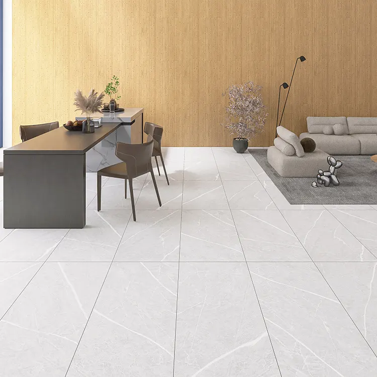 Non-Slip Stone-Look Ceramic Floor Tile 600x1200mm