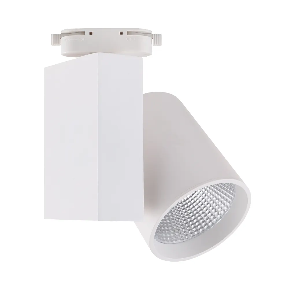 Anti-Glare Aluminum Pendant COB LED Track Spotlight