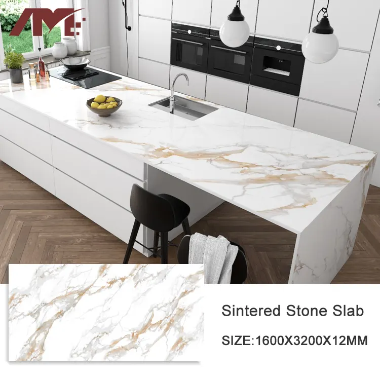 Marble-Look Porcelain Wall And Floor Tile 1600x3200mm