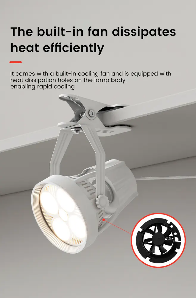 Anti-Glare Adjustable Dimmable LED Track Spotlight 25-45W