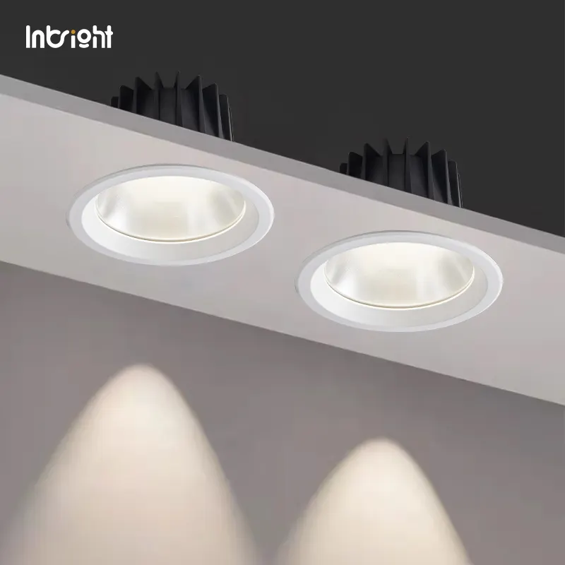 Recessed Aluminum LED Downlight 18-48W IP65