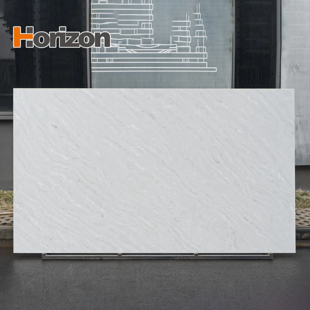 White Engineered Quartz Slab 3200x1600mm