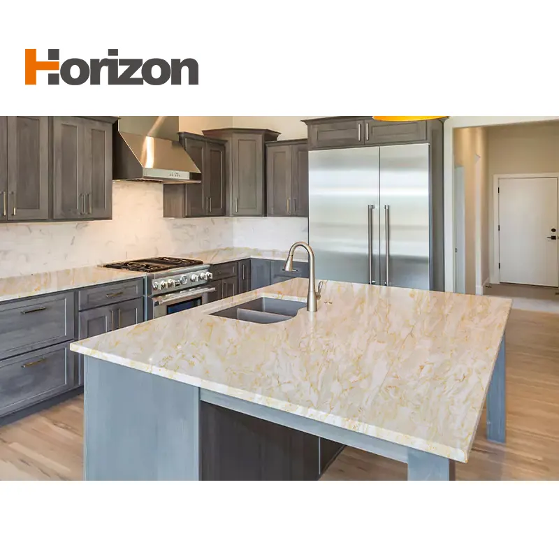 Calacatta White Engineered Quartz Slab 3200x1600mm
