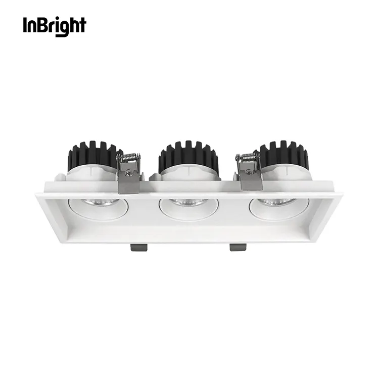 Adjustable Recessed Aluminum LED Downlight 10-25W