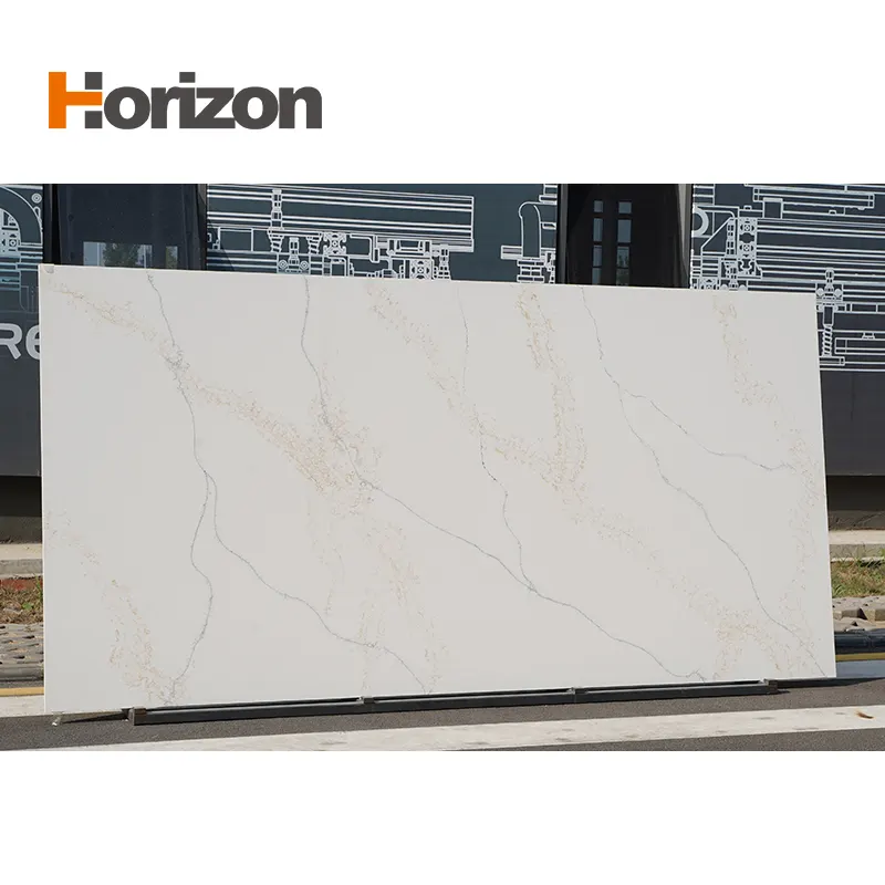 White Engineered Quartz Slab 3200x1600mm