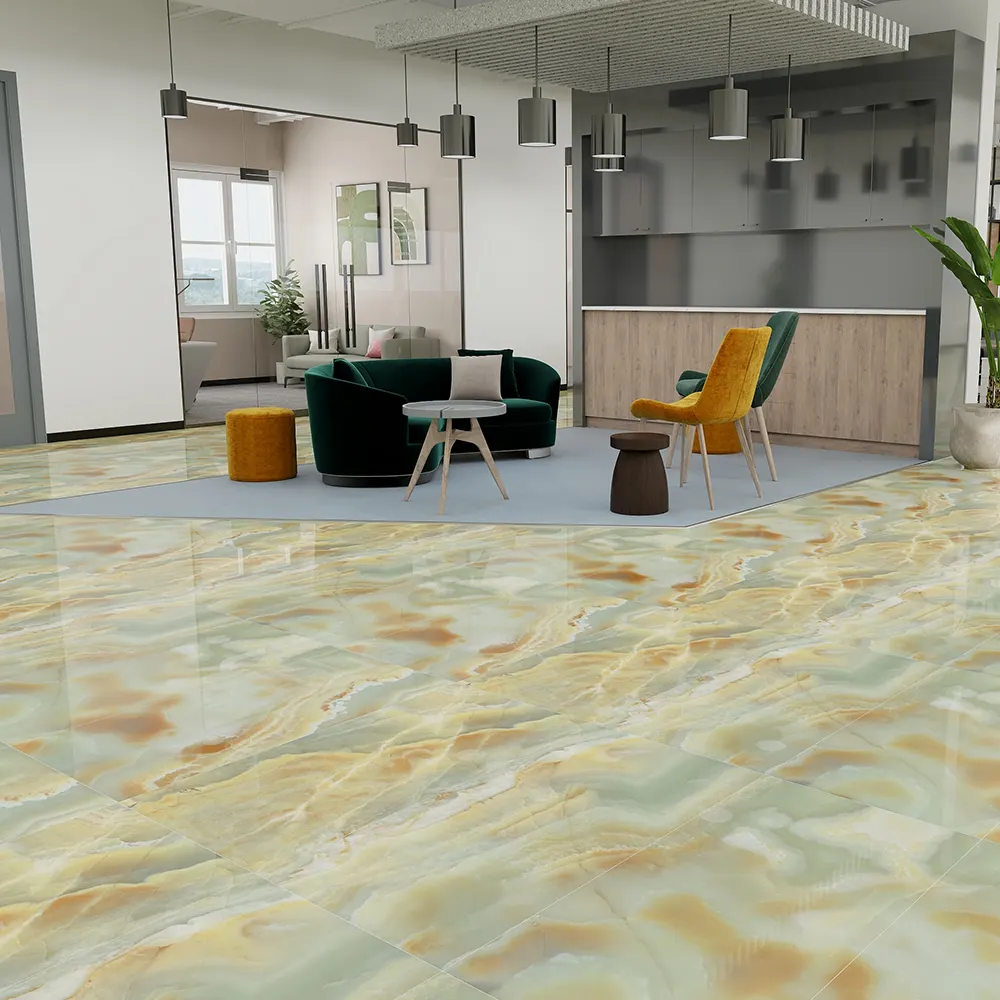 Stone-Look Polished Porcelain Wall Tile 600x1200mm