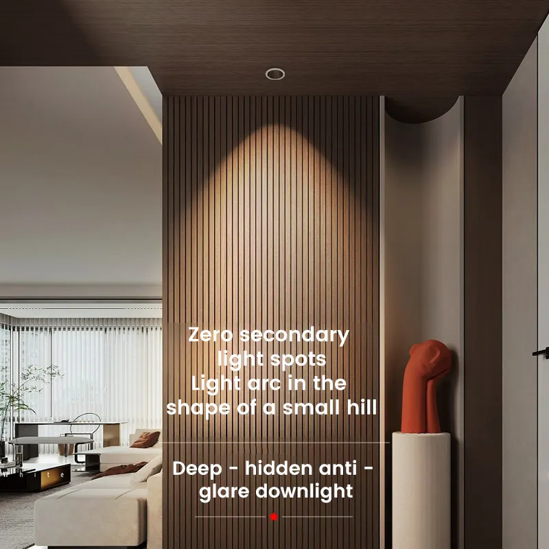 Anti-Glare Surface-Mounted Aluminum LED Downlight 8-15W