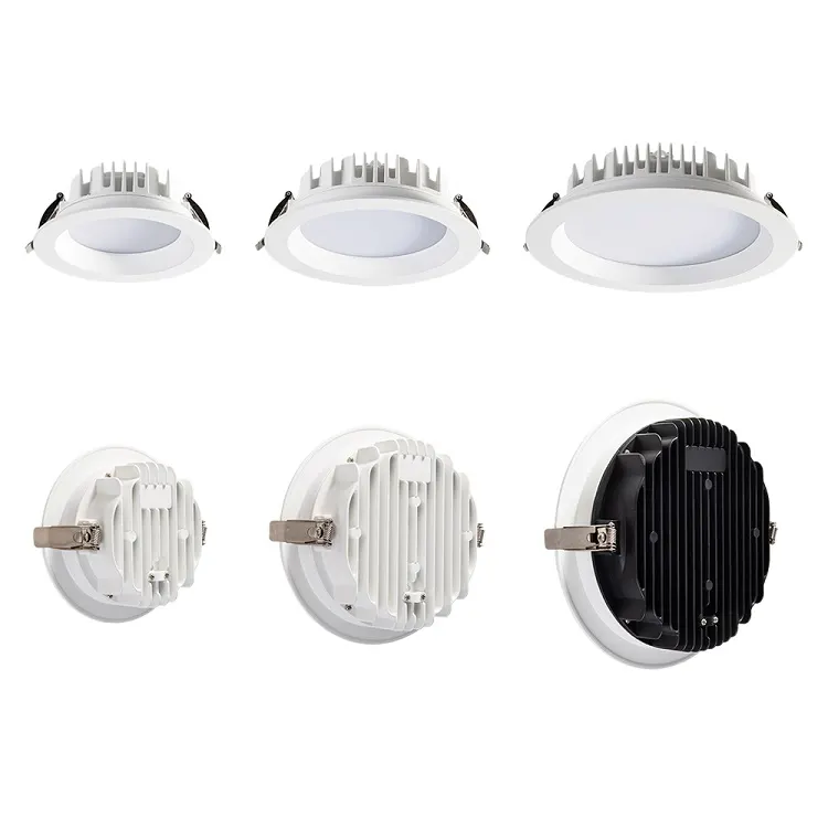 Dimmable Recessed Round LED Downlight 15-40W