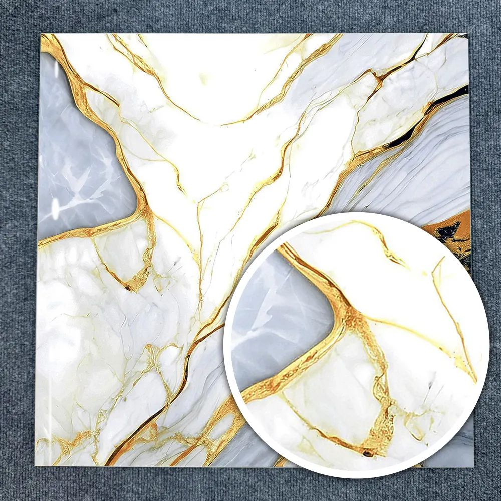 Non-Slip Stone-Look Polished Porcelain Wall Tile 600x600mm product sample