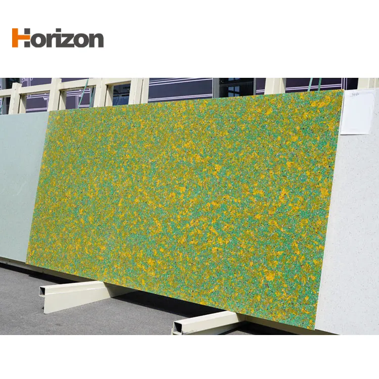 Calacatta Green Engineered Quartz Slab 3200x1600mm
