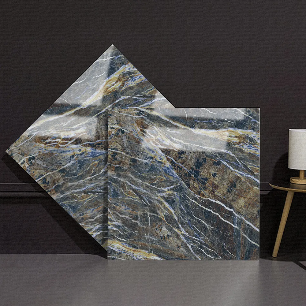 Stone-Look Polished Porcelain Wall Tile 600x600mm
