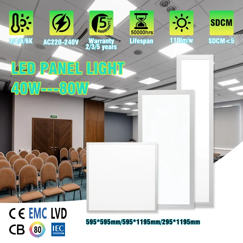 Surface-Mounted Aluminum LED Panel Light 1200x300