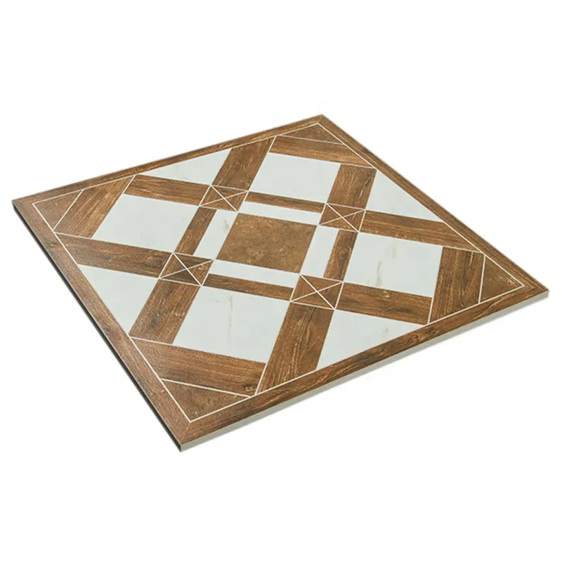 Polished Porcelain Geometric Pattern Floor Tile 300x300mm