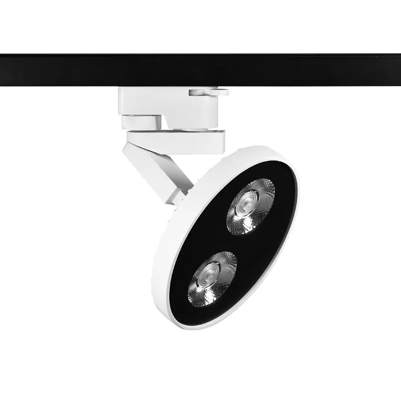 Adjustable Aluminum LED Track Spotlight Black/White 10-20W