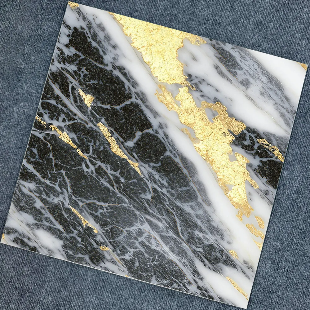 Marble-Look Porcelain Floor Tile 600x600mm