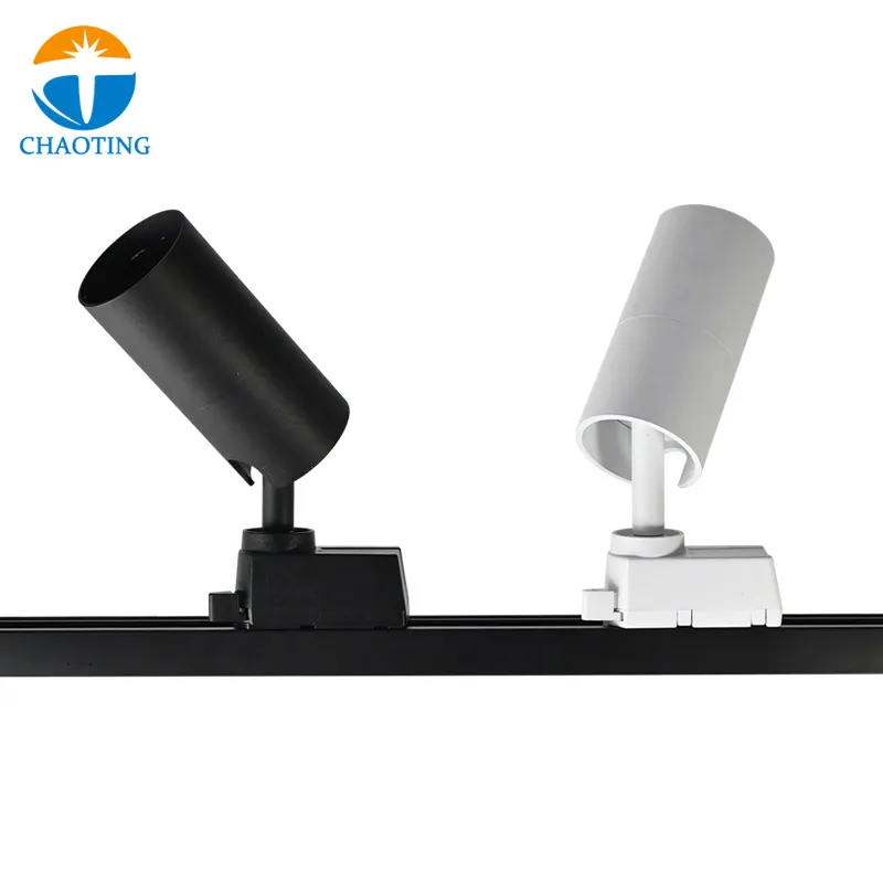 Surface-Mounted Aluminum COB LED Track Spotlight 12-40W