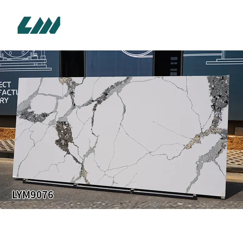 Jade-Look Polished Engineered Quartz Slab 3200x1600mm