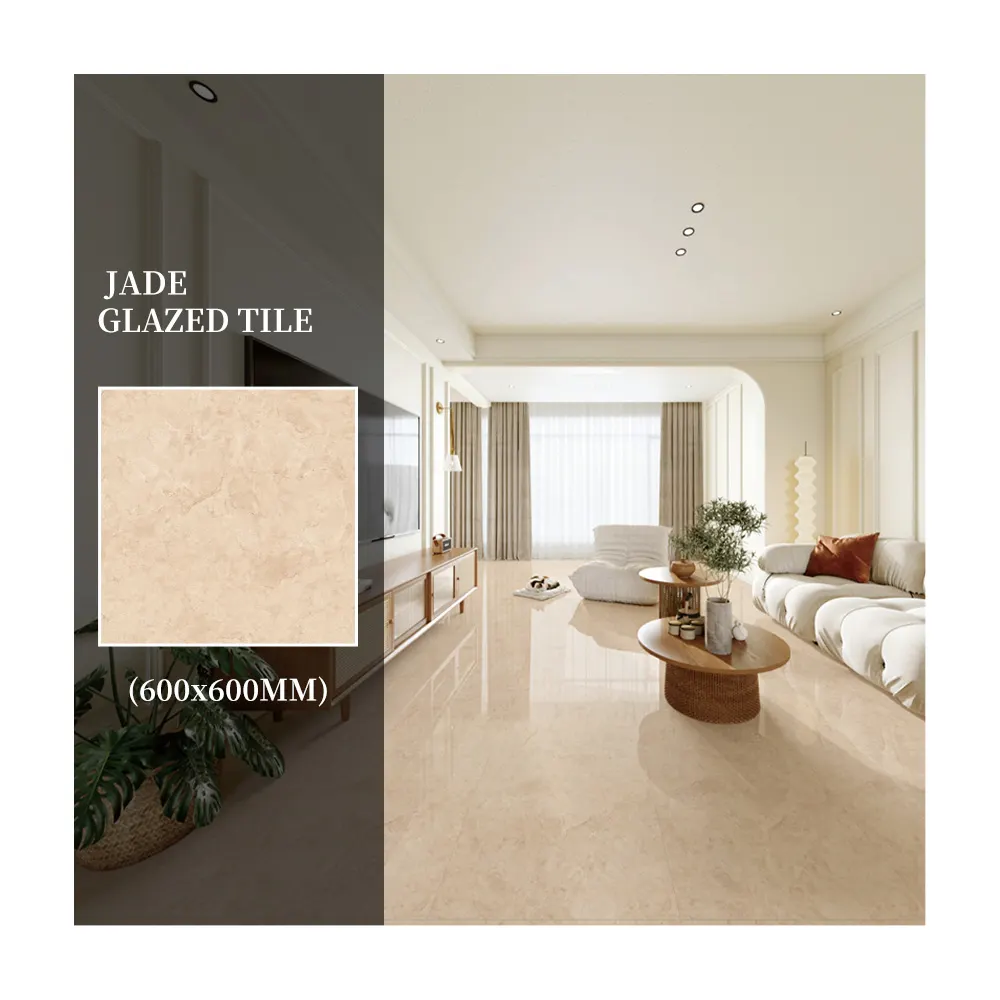 Stone-Look Porcelain Wall Tile 600x600mm