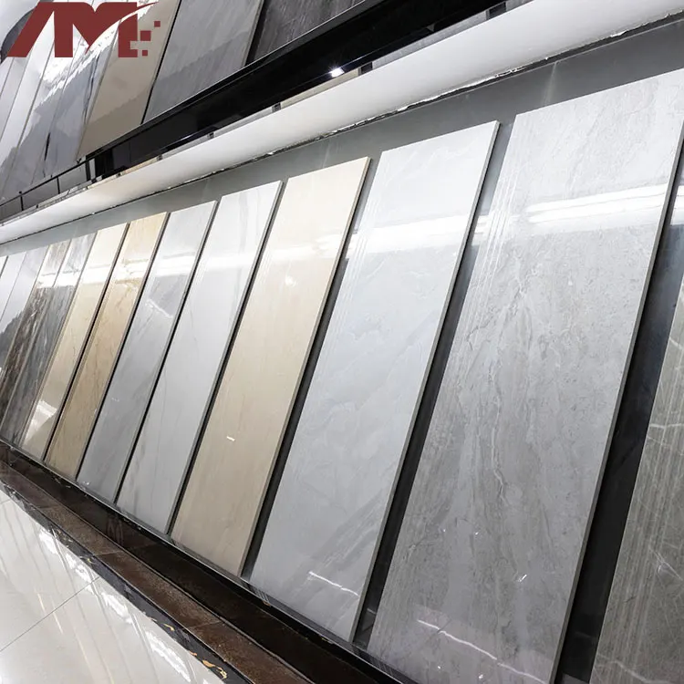 Marble-Look Porcelain Stair Tread Tile 1200x470mm