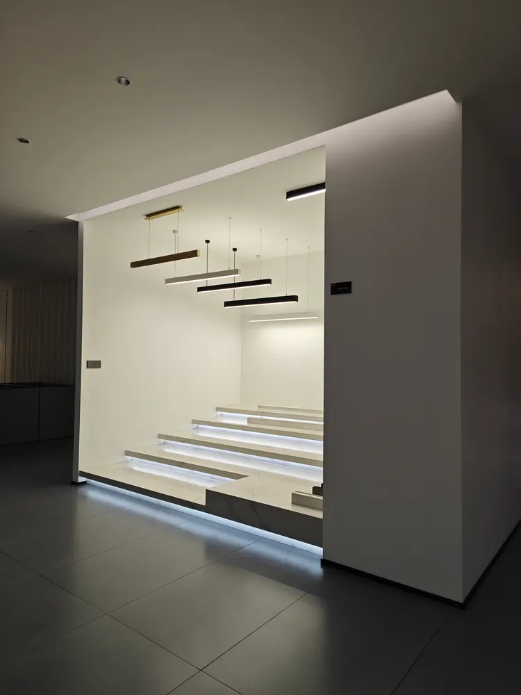 Aluminum Linear LED Light Fixture Black/White 20-50W