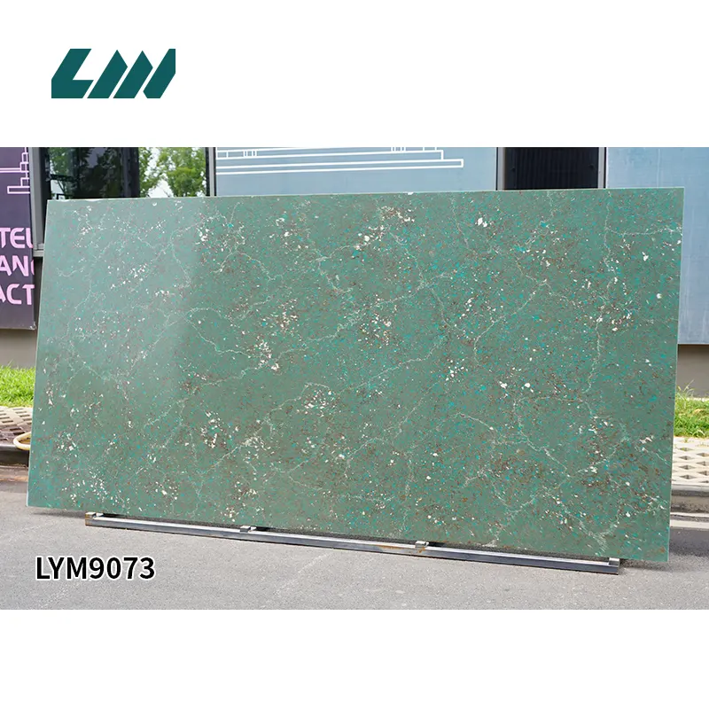 Jade-Look Engineered Quartz Slab 3200x1600mm