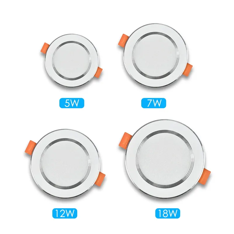 Recessed Aluminum COB LED Downlight 3-12W