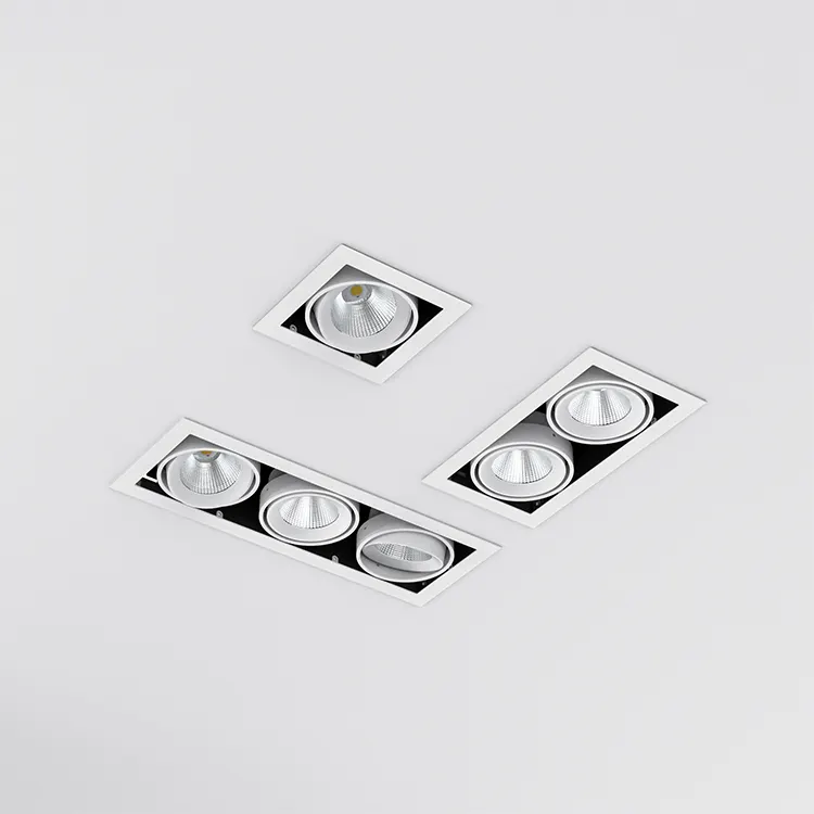 Recessed Aluminum LED Grille Spotlight 10-30W