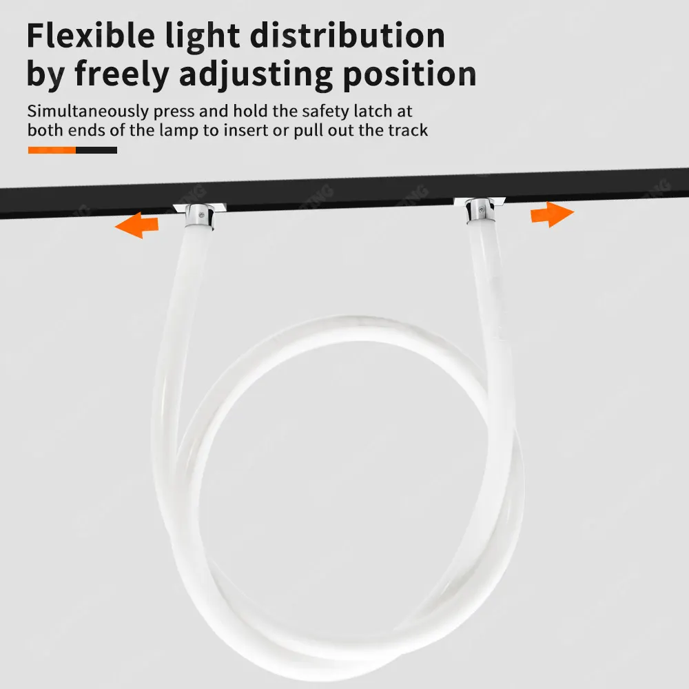 Aluminum Magnetic LED Track Lighting System 18W