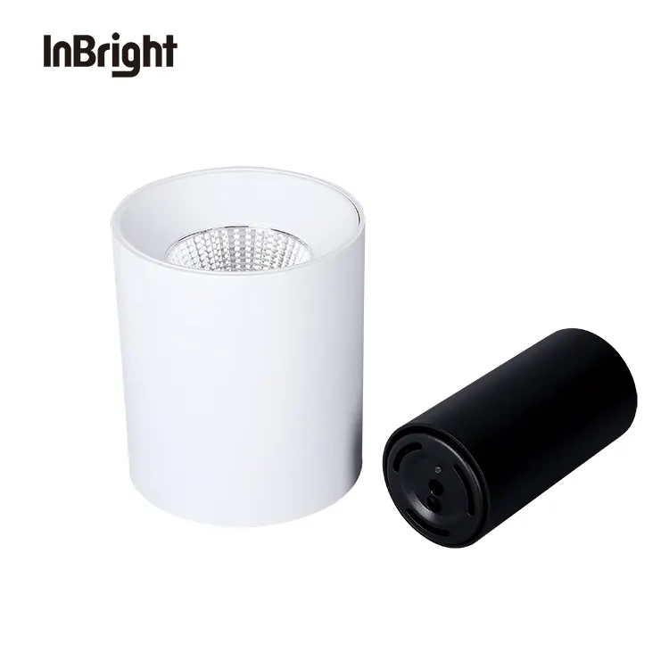 Dimmable Surface-Mounted Aluminum COB LED Downlight 10-60W