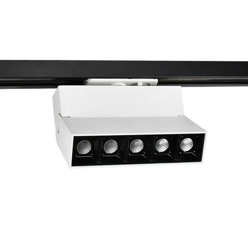 Adjustable Recessed Aluminum LED Track Grille Spotlight 8-20W