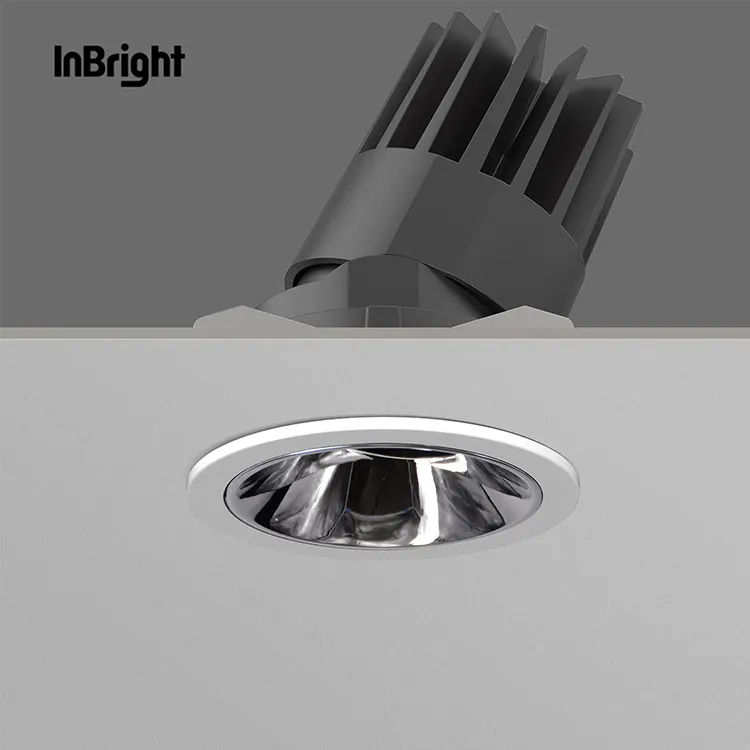 Anti-Glare Adjustable Recessed LED Downlight 8-25W IP65