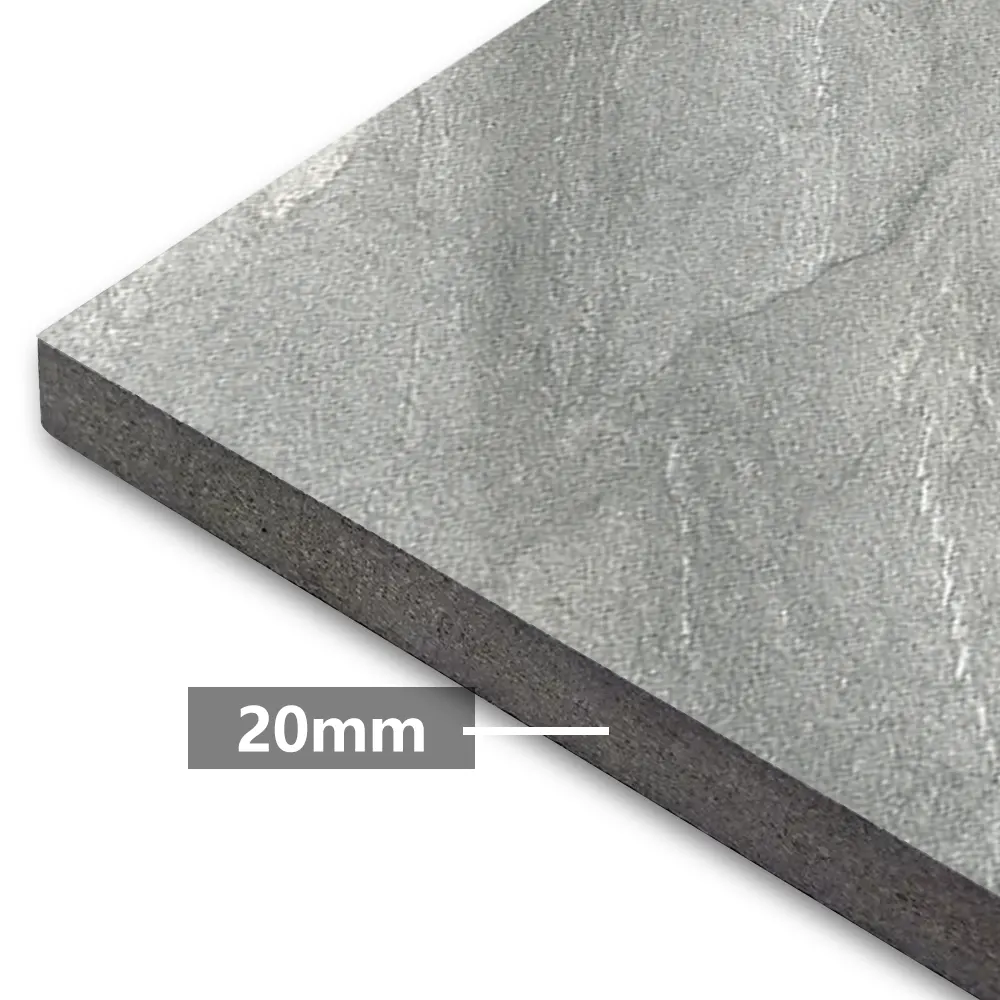 Non-Slip Stone-Look Porcelain Outdoor Tile 600x600mm